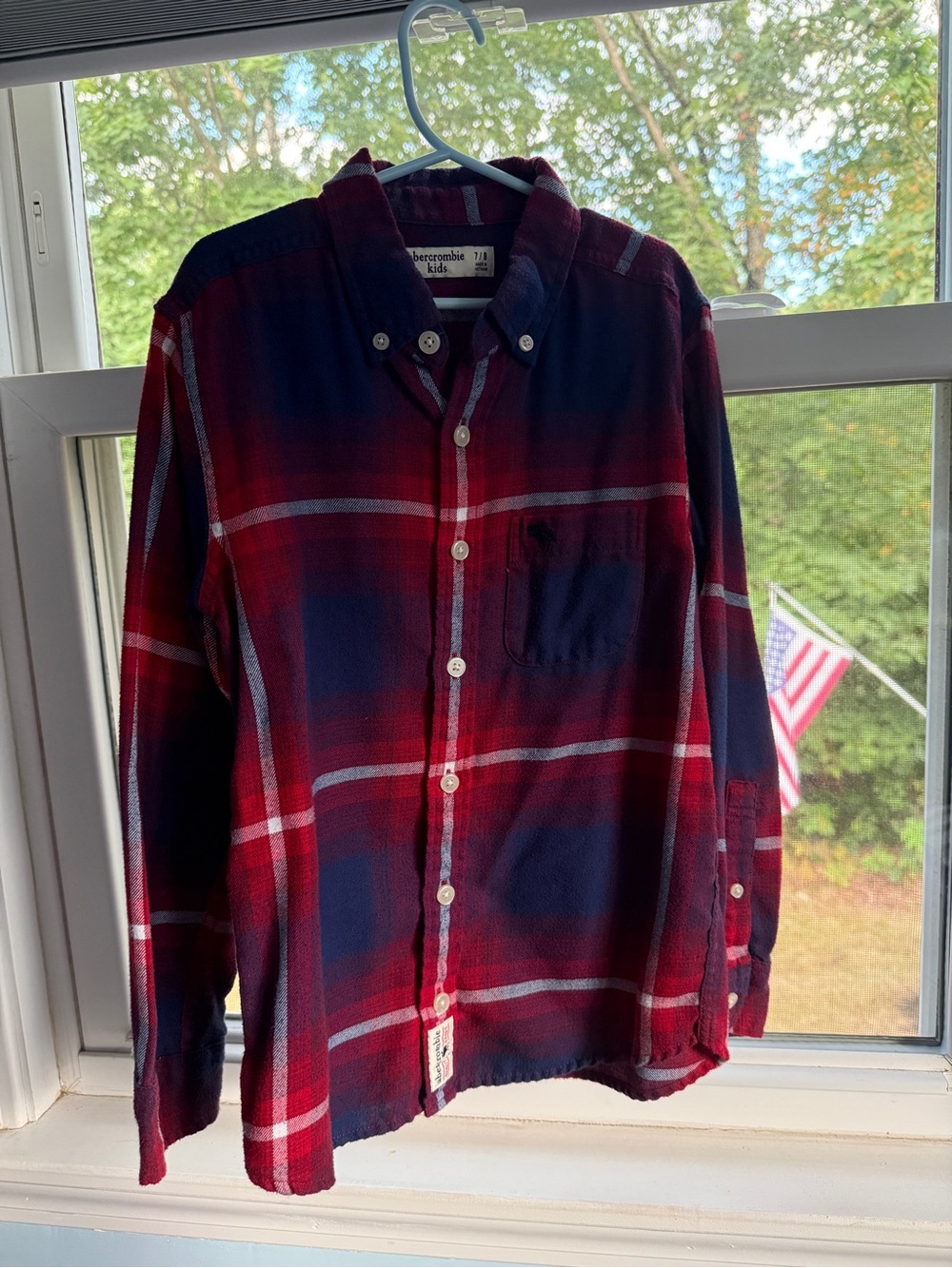Abercrombie Kids Flannel Button Down Shirt